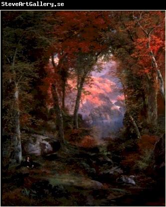Thomas Moran Autumnal Woods